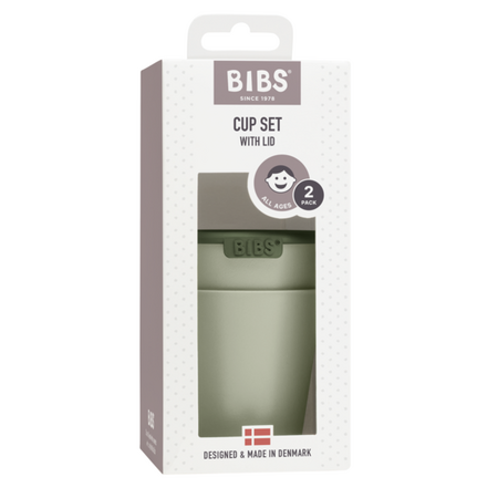 Set 2 pahare pentru bebe, Sage, Bibs 541038