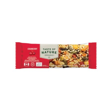 Baton Bio cu coacaze rosii Taste of Nature
