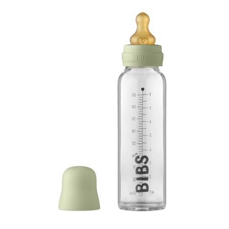 Set complet biberon anticolici din sticla, 225 ml, Sage