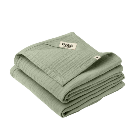 Set 2 museline, 70x70 cm, Sage