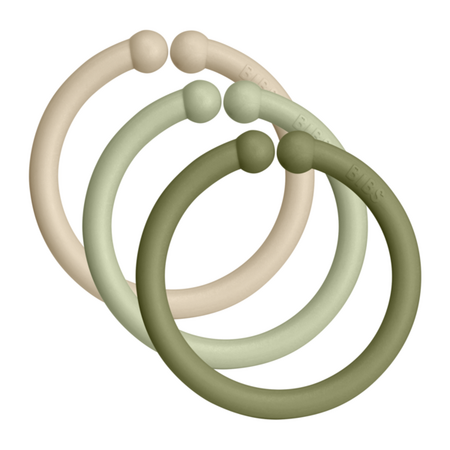 Set 12 inele multifuctionale, Vanilla - Sage - Olive