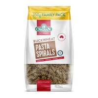 Paste spirale din hrisca fara gluten, 350 g, Orgran