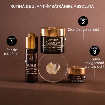 Crema pentru fata cu textura bogata Queen Bee, 50 ml, Apivita 745278