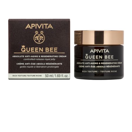 Crema pentru fata cu textura bogata Queen Bee, 50 ml, Apivita
