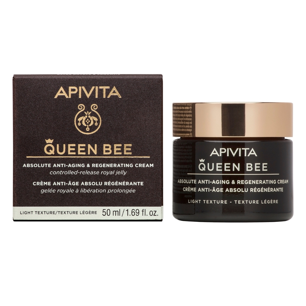Crema lejera cu efect antirid Queen Bee, 50 ml, Apivita
