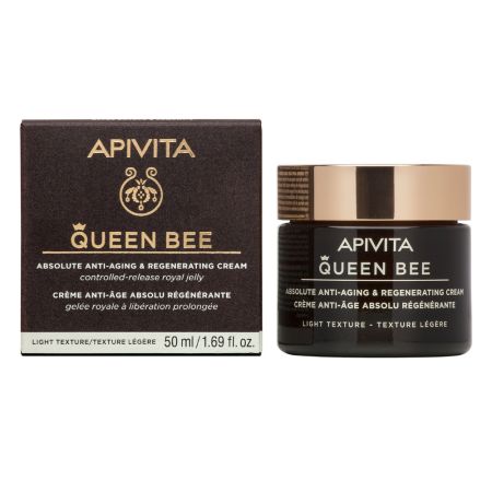 Crema lejera cu efect antirid Queen Bee, 50 ml, Apivita