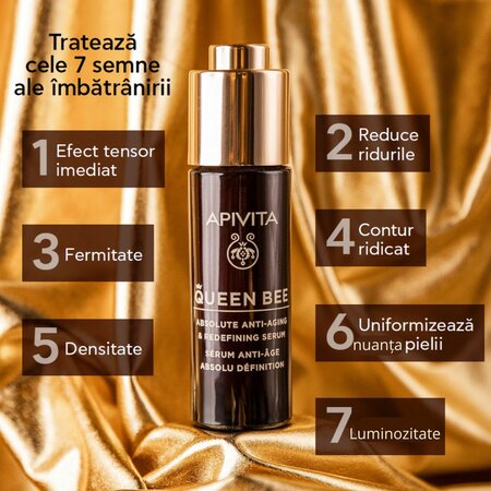Serum antirid Queen Bee, 30 ml, Apivita 745316