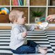 Jucarie mini tamburina din lemn, +3 luni, Baby Einstein 541321
