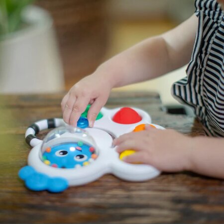 Jucarie senzoriala si pentru dentitie, +6 luni, Caracatita Opus, Baby Einstein 541355