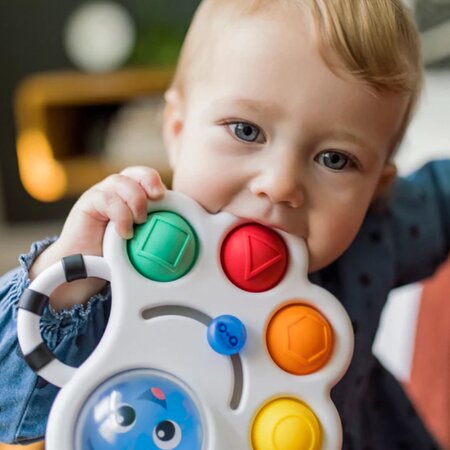Jucarie senzoriala si pentru dentitie, +6 luni, Caracatita Opus, Baby Einstein 541356