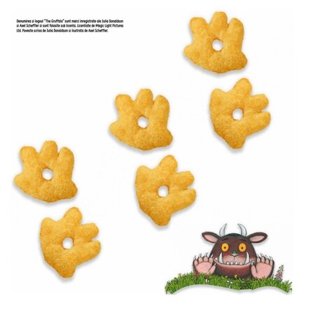 Figurine Bio din porumb cu branza si ceapa Gruffalo, +12 luni, 4 pungute x 15 g, Organix 524023