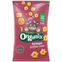 Snack figurine Bio din porumb cu barbeque Gruffalo, +12 luni, 4 pungute x 15 g, Organix