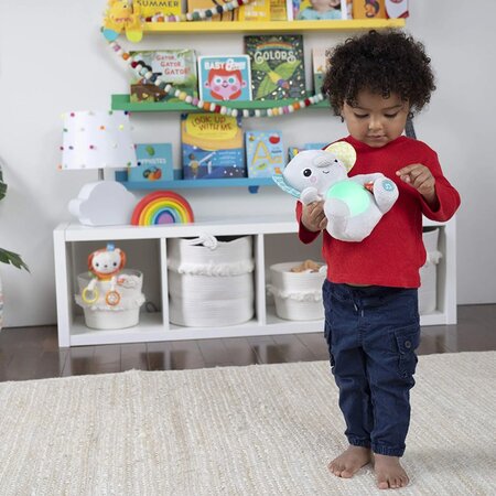 Jucarie intercativa Hug a Bye Baby Elephant, +0 luni, Bright Starts 541488