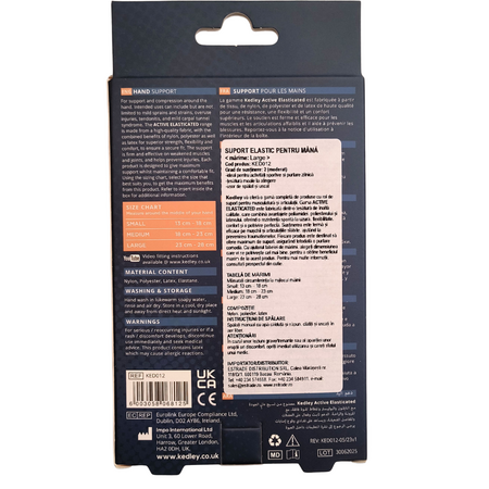 Suport elastic pentru incheietura mainii, Marimea L, 1 bucata, Kedley 790976