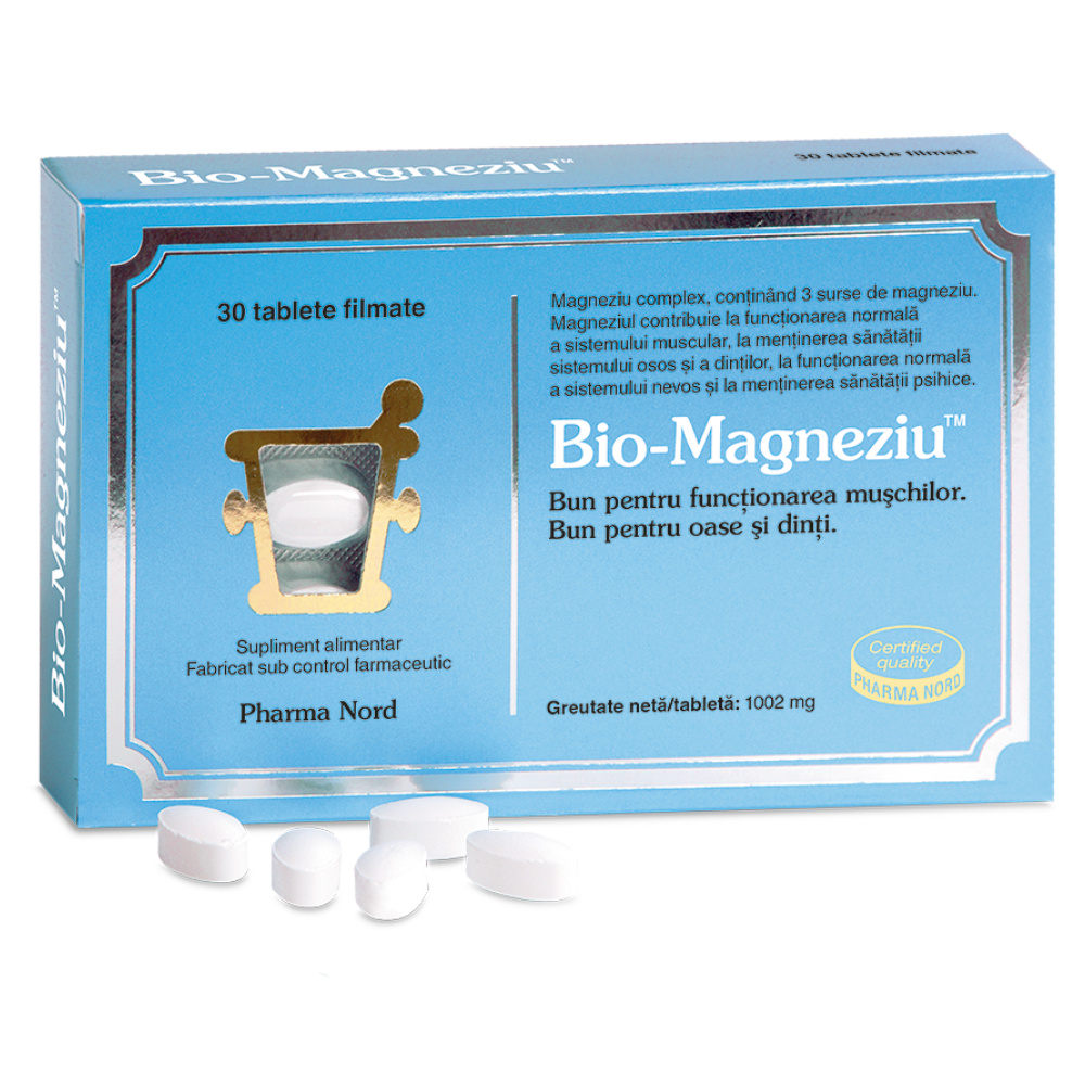 Bio-Magneziu, 30 tablete, Pharma Nord