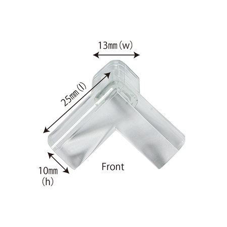 Set protectie pentru colturi cu 3 laturi, Transparent, 4 bucati, Car Boy 541829