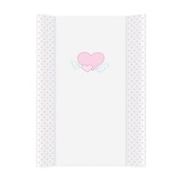 Masuta de infasat cu intaritura si cap deschis, 70 x 50 cm, Inima, Ceba Baby