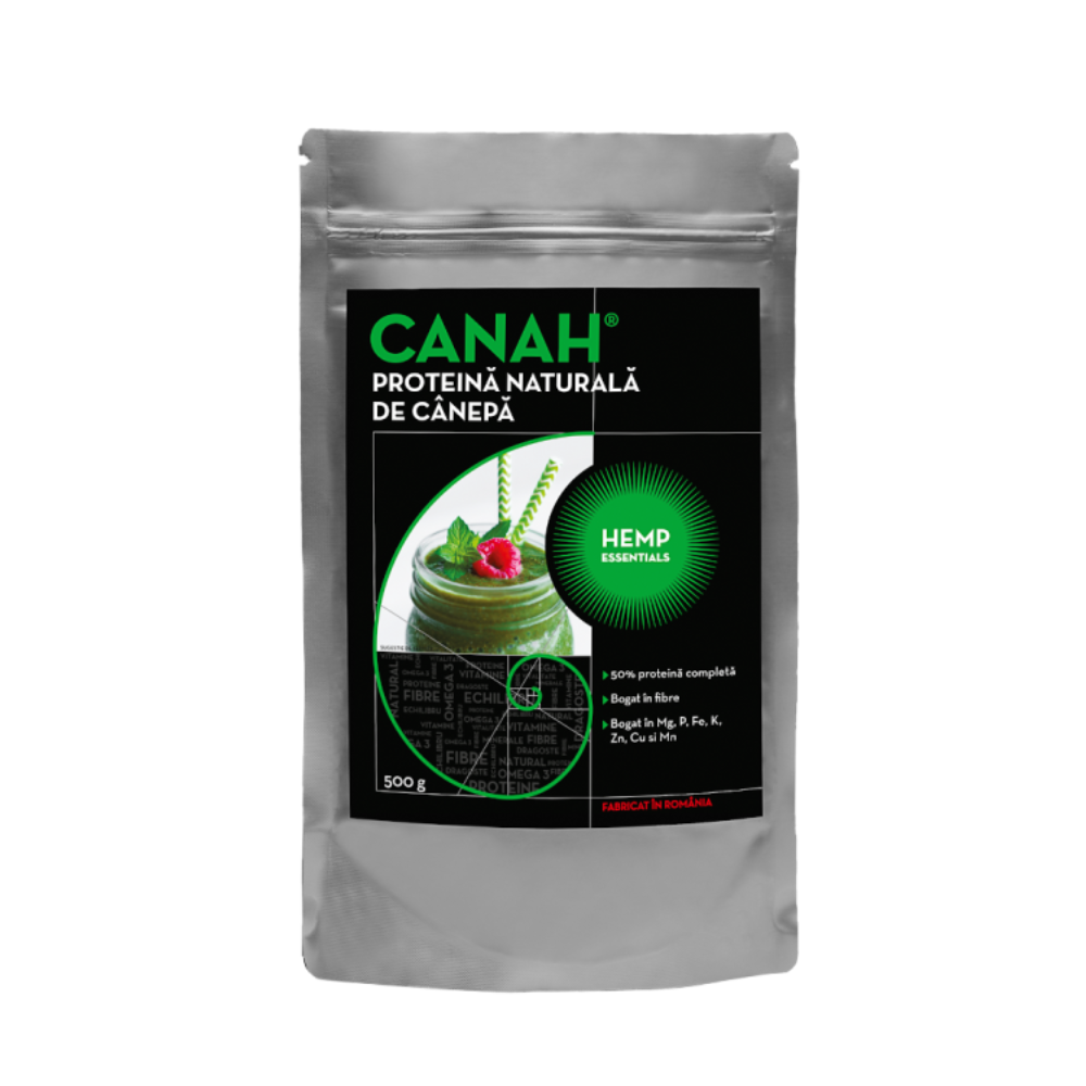 Pudra Bio de Canepa, 500 g, Canah