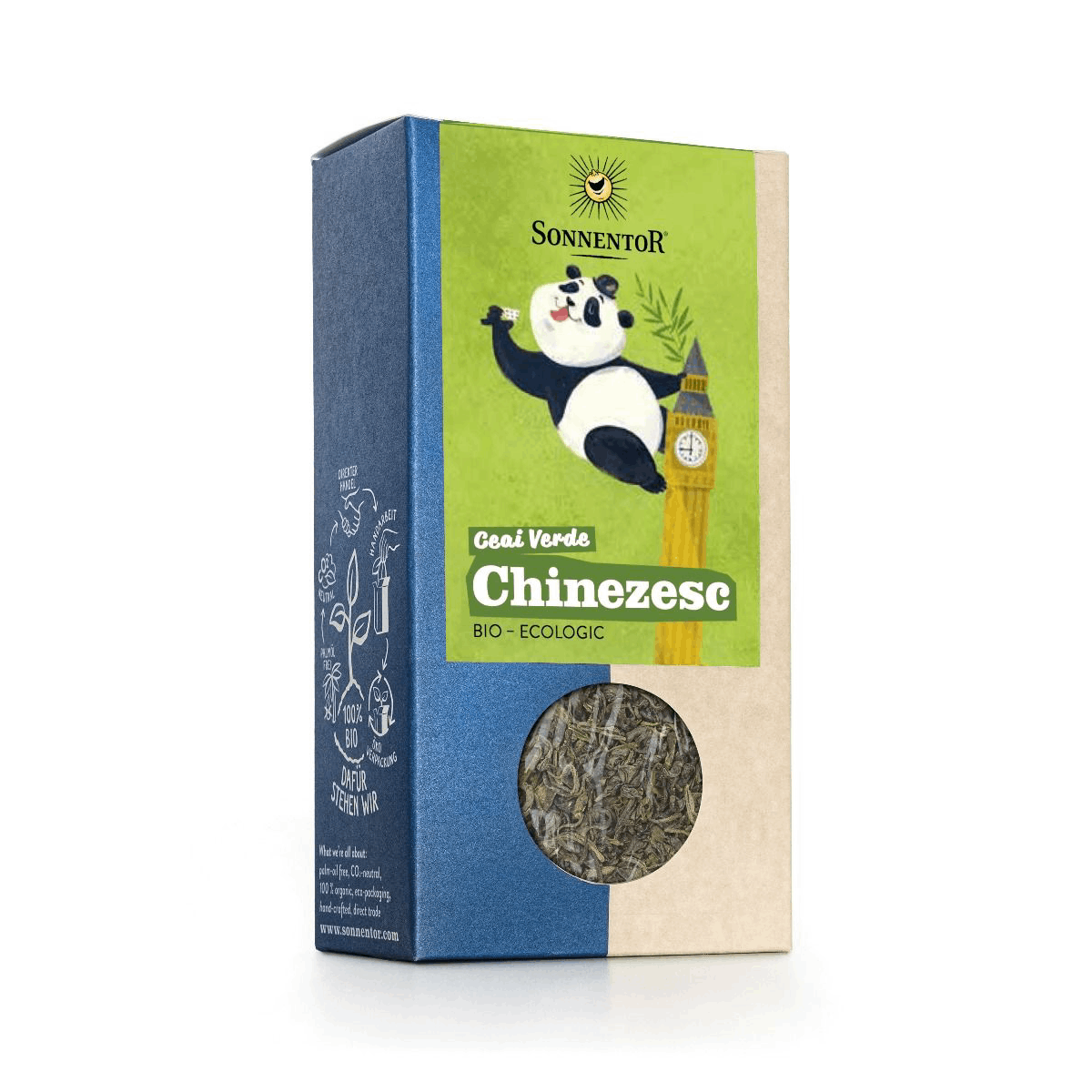 Ceai Bio verde chinezesc, 100g, Sonnentor