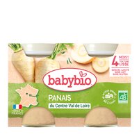 Piure Bio din pastarnac, +4luni, 2X130g, BabyBio