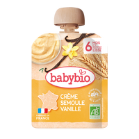 Piure Pouch din Gris si Vanilie, 85 g, Babybio