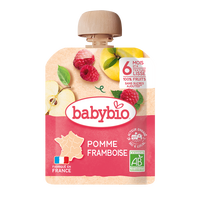 Piure Pouch de mar si zmeura, 90 g, Babybio