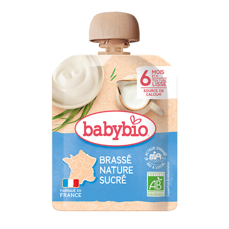 Desert Bio din iaurt natural, +6 luni, 85 g, BabyBio