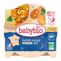 Piure Bio meniu din legume si cartof dulce,+15luni, 260g, BabyBio