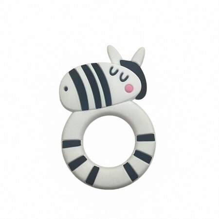 Jucarie din silicon pentru dentitie, Zebra