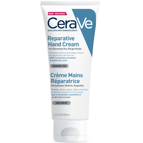 Crema reparatoare pentru maini, 100 ml, CeraVe