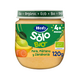 Piure Bio de pere, banane si morcovi Solo, 4 luni+, 120 g, Hero Baby 672634