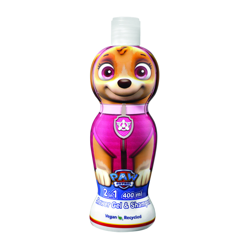 Sampon si gel de dus Paw Patrol Skye, 400 ml, Air Val