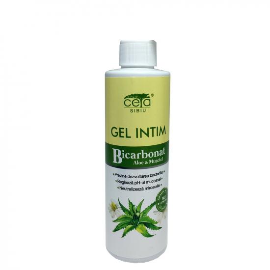 Gel intim cu Bicarbonat, Aloe si Musetel, 200 ml, Ceta