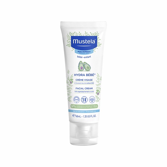 Crema de fata cu Avocado Organic HydraBebe, 40 ml, Mustela