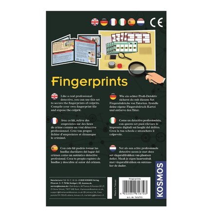 Set educativ Stem Amprente digitale, +8 ani, Kosmos 542376