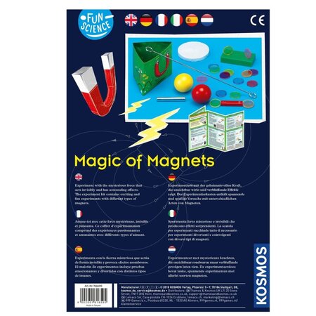 Set educativ Stem Magia magnetilor, +8 ani, Kosmos 542392