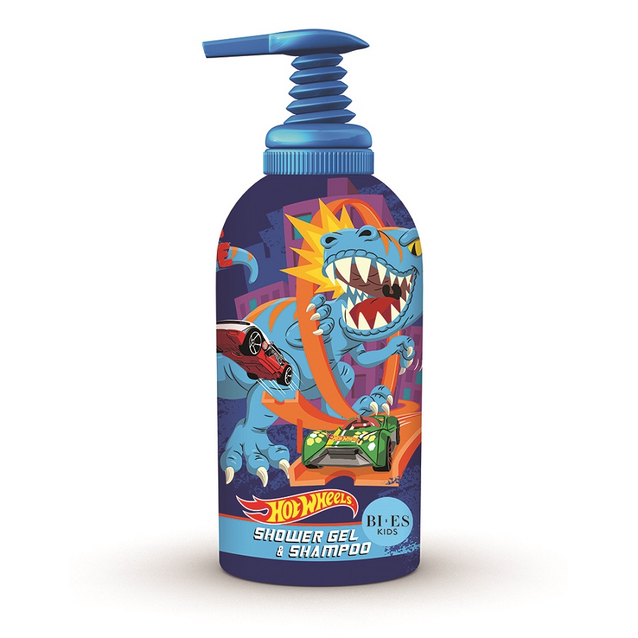 Sampon si gel de dus Hot Wheels, 1000 ml, Bi Es