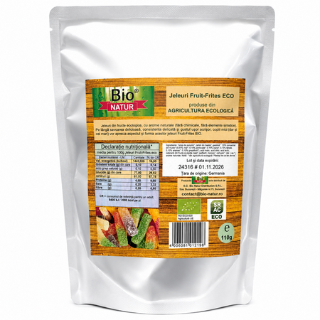 Jeleuri Bio din fructe French Fries, 110 g, Bio Natur 795708