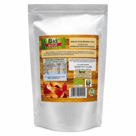 Jeleuri Bio cu aroma de Coca Cola, 110 g, Bio Natur 795424