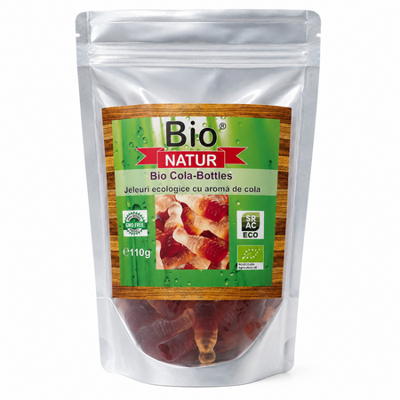 Jeleuri Bio cu aroma de Coca Cola, 110 g, Bio Natur