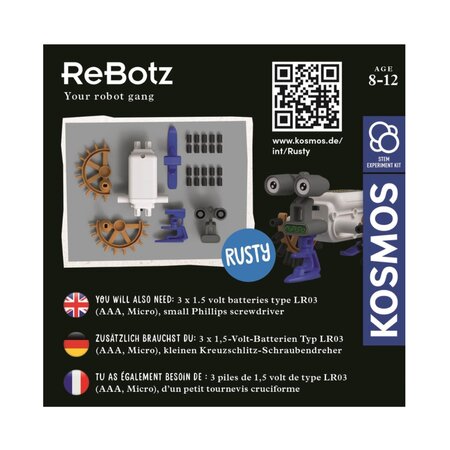 Set educativ Stem Robot Rusty, +8 ani, Kosmos 542504