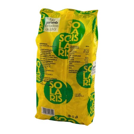 Fulgi de porumb fara adaos de zahar, 500 g, Solaris 772619