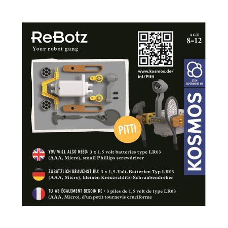 Set educativ Stem Robot Pitti, +8 ani, Kosmos 542508