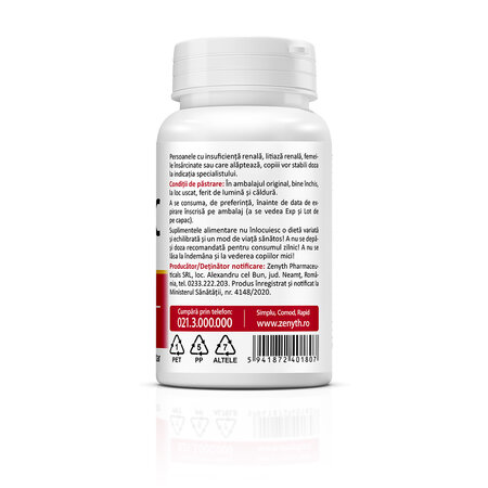 Vitamina C 1000 mg, 30 capsule, Zenyth 771608