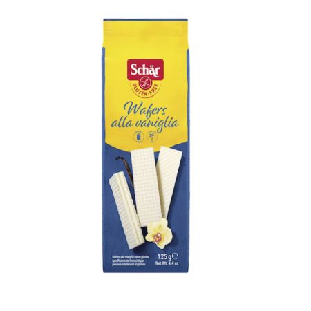 Napolitane cu vanilie fara gluten, 125 g, Schar