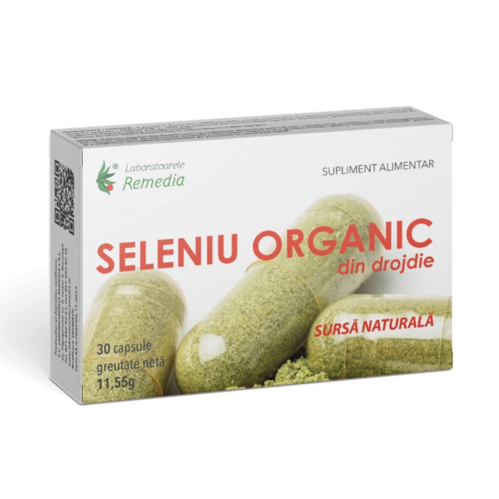 Seleniu Organic, 30 capsule, Remedia