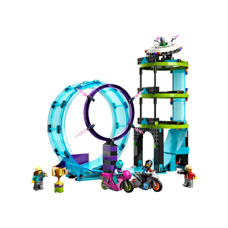 Provocarea suprema de cascadorii pe motocicleta Lego City, 7 ani+, 60361, Lego 542628