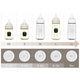 Set tetine premium din silicon, Marimea M, 3 - 5 luni, Spectra 622336