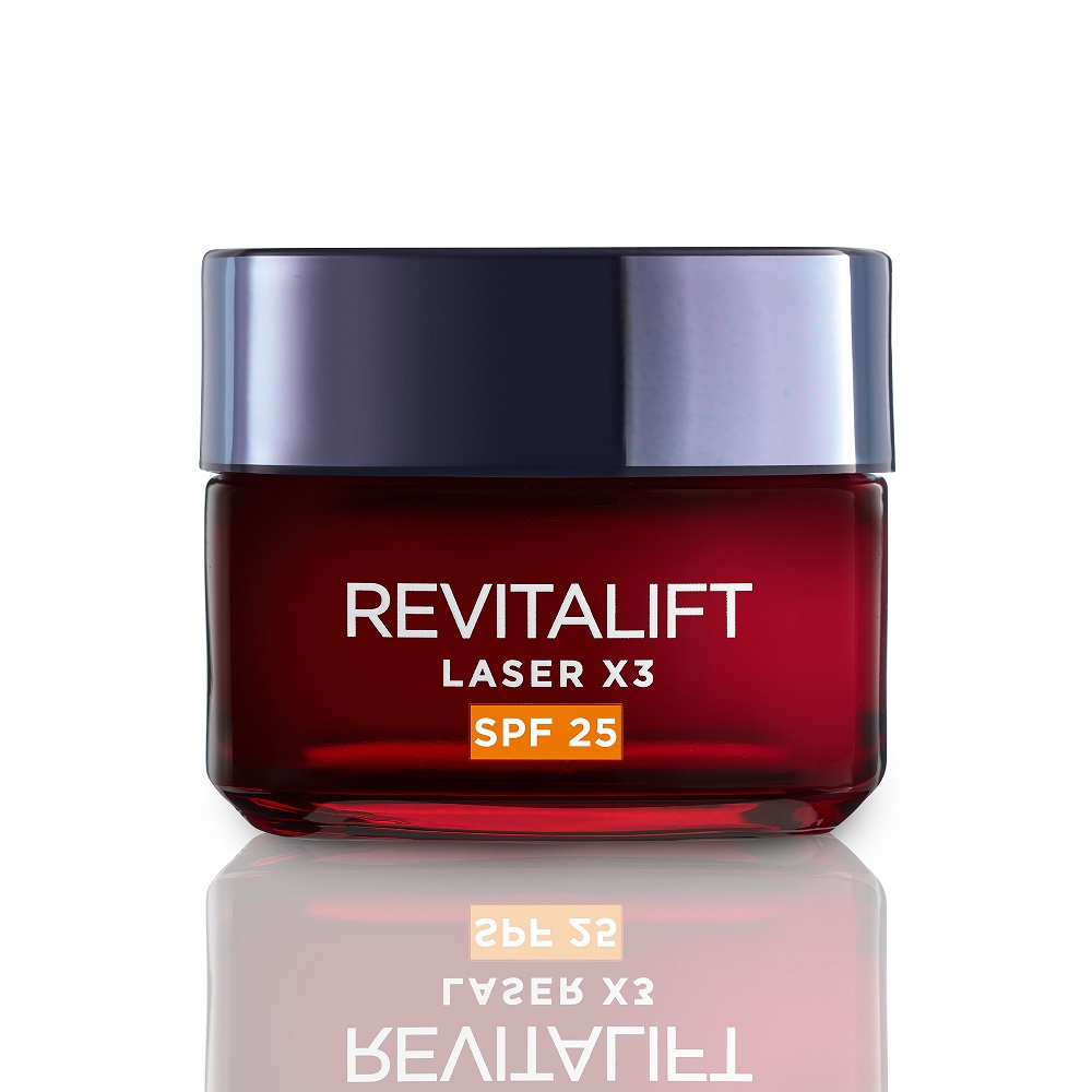 Crema antirid de zi cu SPF 25 Revitalift Laser X3, 50 ml, Loreal Paris