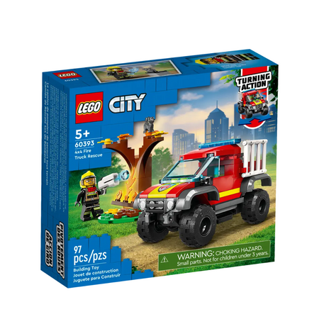 Salvare cu masina de pompieri 4x4 Lego City